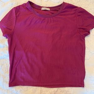 Purple Crop Top